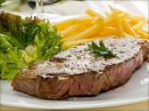 Entrecote – Антрекот на гриле. Чаще всего подается с картошкой фри.